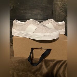 Call it Spring, new in box, size 8, comfy, vegan, means cream and white sneakers